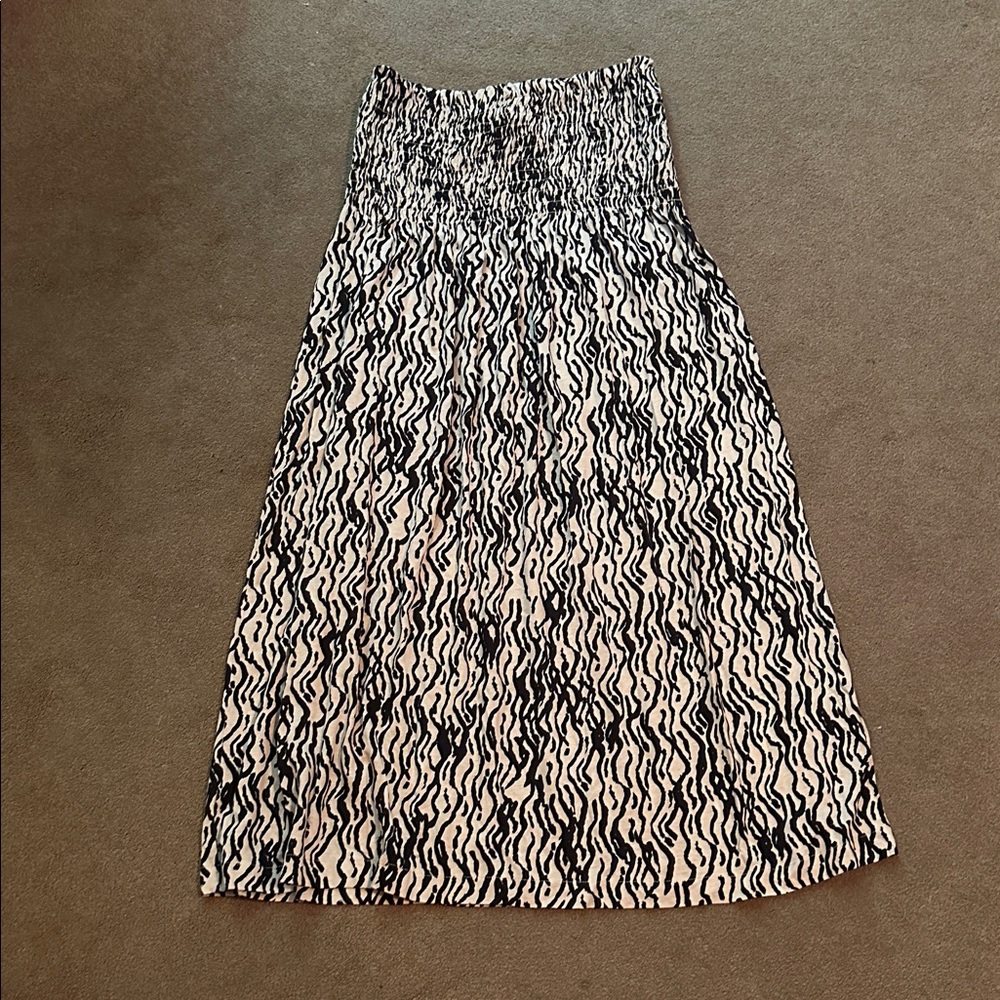 H&M Zebra Print Dress or Maxi Skirt